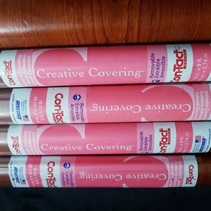 5 rolls of Con-tact paper, Creative coverings